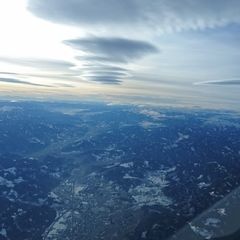 Flugwegposition um 14:02:06: Aufgenommen in der Nähe von Kindberg, Österreich in 4430 Meter