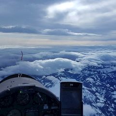 Verortung via Georeferenzierung der Kamera: Aufgenommen in der Nähe von Eisenerz, Österreich in 4300 Meter