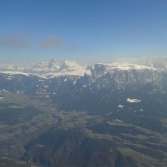 Flugwegposition um 12:39:34: Aufgenommen in der Nähe von 39054 Ritten, Bozen, Italien in 2425 Meter