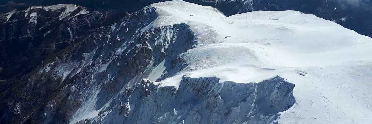 Verortung via Georeferenzierung der Kamera: Aufgenommen in der Nähe von Gemeinde Schwarzau im Gebirge, Österreich in 2400 Meter