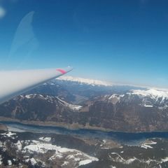 Flugwegposition um 13:32:43: Aufgenommen in der Nähe von Gemeinde Weißensee, Österreich in 2540 Meter
