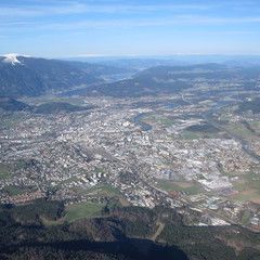 Flugwegposition um 13:14:18: Aufgenommen in der Nähe von Gemeinde Untertilliach, Österreich in 2515 Meter