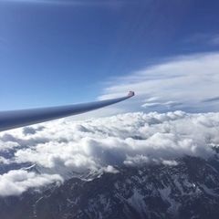 Flugwegposition um 06:57:08: Aufgenommen in der Nähe von Weng im Gesäuse, 8913, Österreich in 3470 Meter