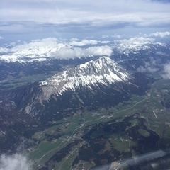 Flugwegposition um 09:10:31: Aufgenommen in der Nähe von Kleinsölk, 8961, Österreich in 3721 Meter