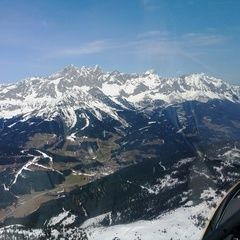 Flugwegposition um 12:42:33: Aufgenommen in der Nähe von Gemeinde Radstadt, Österreich in 2280 Meter