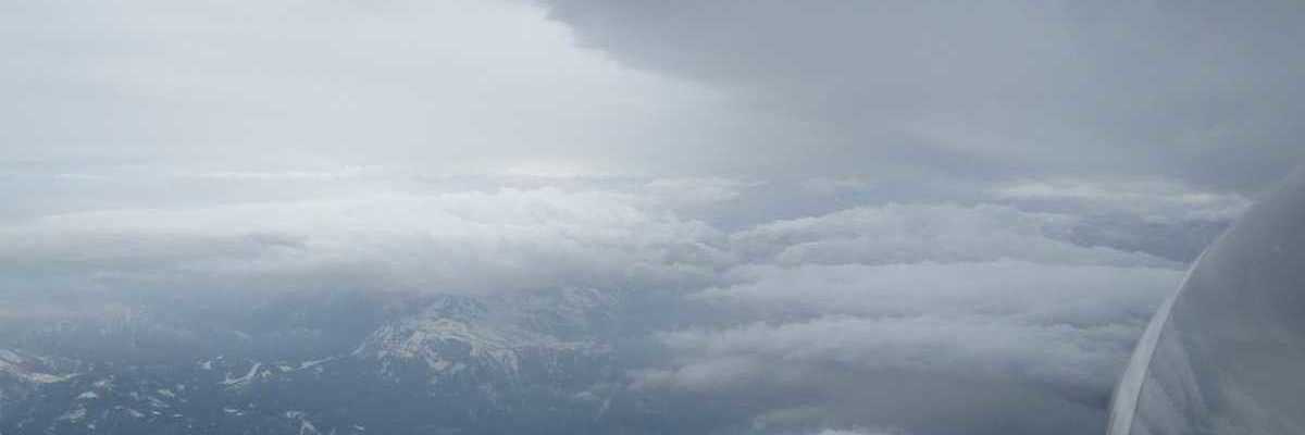 Flugwegposition um 08:16:13: Aufgenommen in der Nähe von Mürzsteg, Österreich in 3607 Meter