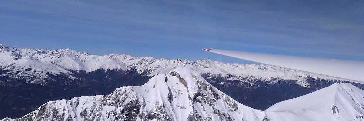 Flugwegposition um 14:00:56: Aufgenommen in der Nähe von Gemeinde Dellach, Österreich in 2252 Meter