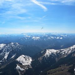 Flugwegposition um 13:21:46: Aufgenommen in der Nähe von Gemeinde Ebbs, Ebbs, Österreich in 1806 Meter