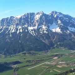 Flugwegposition um 15:38:08: Aufgenommen in der Nähe von Öblarn, 8960 Öblarn, Österreich in 1640 Meter