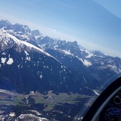 Flugwegposition um 12:26:36: Aufgenommen in der Nähe von Gemeinde Sillian, 9920, Österreich in 2754 Meter