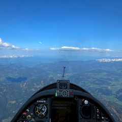Flugwegposition um 14:19:19: Aufgenommen in der Nähe von St. Lorenzen bei Scheifling, Österreich in 2790 Meter