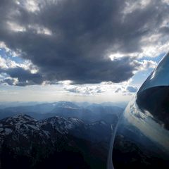 Flugwegposition um 15:46:13: Aufgenommen in der Nähe von Gußwerk, Österreich in 2386 Meter