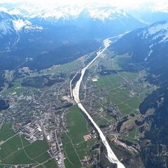 Flugwegposition um 12:52:12: Aufgenommen in der Nähe von Gemeinde Tannheim, Österreich in 2603 Meter