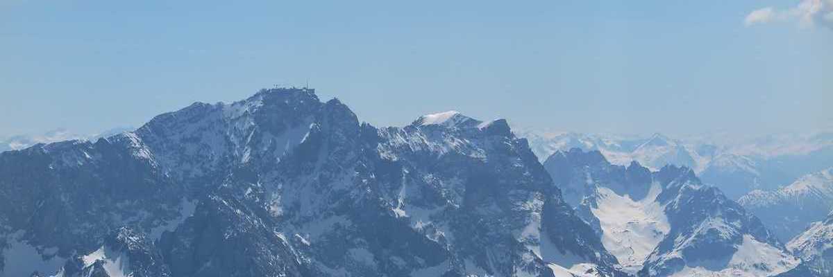 Flugwegposition um 12:40:16: Aufgenommen in der Nähe von Garmisch-Partenkirchen, Deutschland in 2768 Meter
