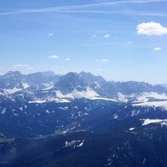 Flugwegposition um 13:34:59: Aufgenommen in der Nähe von 39030 St. Lorenzen, Bozen, Italien in 2661 Meter
