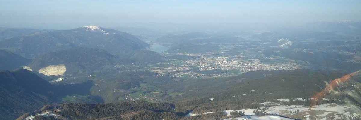 Flugwegposition um 16:21:58: Aufgenommen in der Nähe von Gemeinde Nötsch im Gailtal, Österreich in 2236 Meter