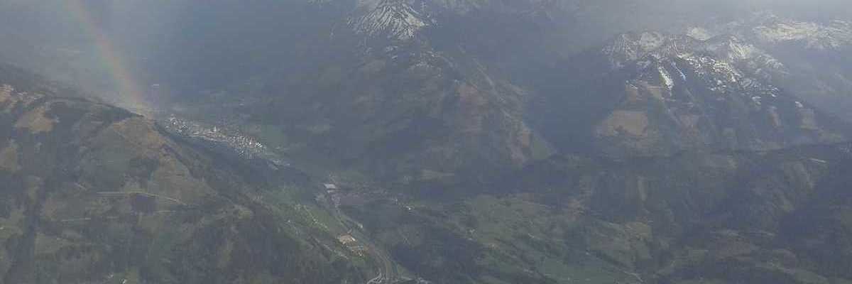 Flugwegposition um 15:19:20: Aufgenommen in der Nähe von Gemeinde Liezen, Liezen, Österreich in 2979 Meter
