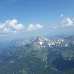 Flugwegposition um 09:36:34: Aufgenommen in der Nähe von Gemeinde Filzmoos, 5532, Österreich in 2662 Meter