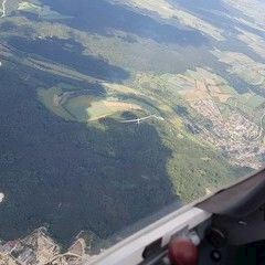 Flugwegposition um 13:02:44: Aufgenommen in der Nähe von Weißenburg-Gunzenhausen, Deutschland in 1794 Meter