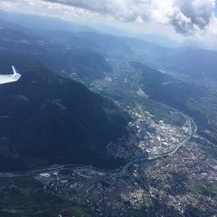 Flugwegposition um 11:49:31: Aufgenommen in der Nähe von 39054 Ritten, Bozen, Italien in 3245 Meter