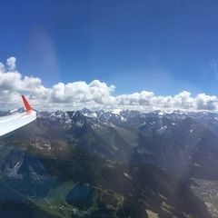 Flugwegposition um 12:37:43: Aufgenommen in der Nähe von Gemeinde Rohrberg, Österreich in 2742 Meter