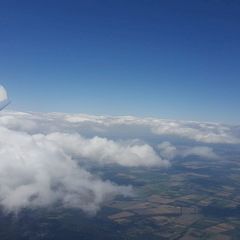 Flugwegposition um 13:00:17: Aufgenommen in der Nähe von Keszthelyi, Ungarn in 2670 Meter