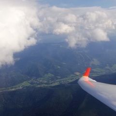 Flugwegposition um 16:03:42: Aufgenommen in der Nähe von Gemeinde Reichenau an der Rax, Österreich in 2741 Meter