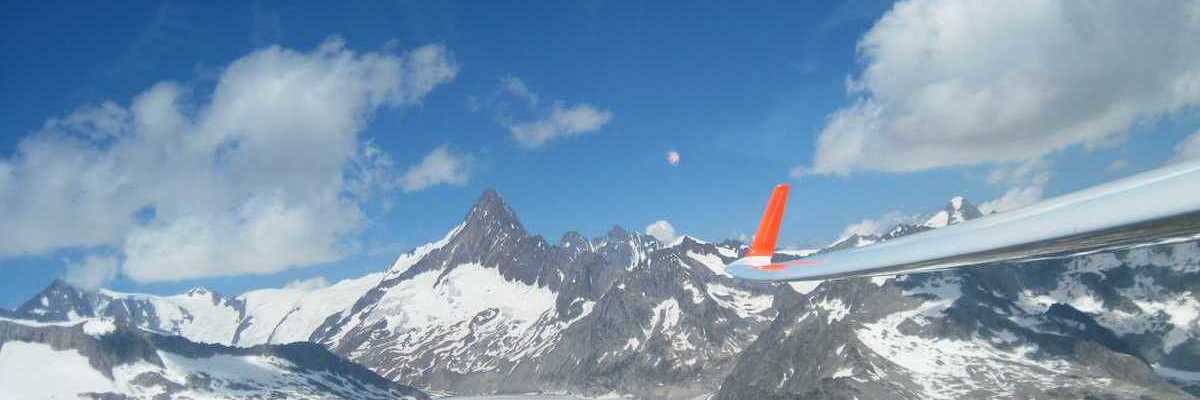 Flugwegposition um 11:35:21: Aufgenommen in der Nähe von Goms, Schweiz in 409 Meter