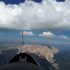 Flugwegposition um 15:12:58: Aufgenommen in der Nähe von Département Hautes-Alpes, Frankreich in 2785 Meter