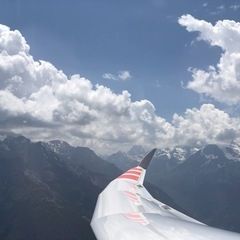 Verortung via Georeferenzierung der Kamera: Aufgenommen in der Nähe von Visp, Schweiz in 2800 Meter