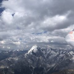 Verortung via Georeferenzierung der Kamera: Aufgenommen in der Nähe von Bezirk Inn, Schweiz in 3700 Meter