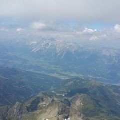 Flugwegposition um 11:59:04: Aufgenommen in der Nähe von Schladming, Österreich in 3212 Meter