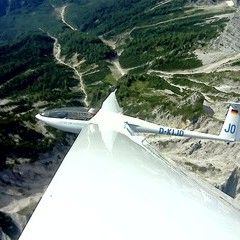 Flugwegposition um 08:02:38: Aufgenommen in der Nähe von Municipality of Kranjska Gora, Slowenien in 2200 Meter