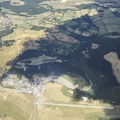 Verortung via Georeferenzierung der Kamera: Aufgenommen in der Nähe von Fulda, Deutschland in 2200 Meter