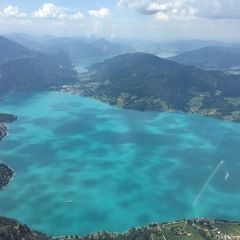 Verortung via Georeferenzierung der Kamera: Aufgenommen in der Nähe von Gemeinde Steinbach am Attersee, Österreich in 1800 Meter