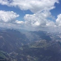 Flugwegposition um 12:23:39: Aufgenommen in der Nähe von 39015 St. Leonhard in Passeier, Bozen, Italien in 3396 Meter