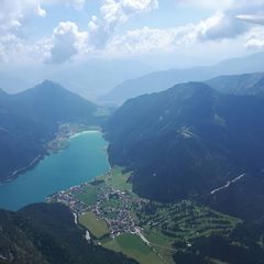 Flugwegposition um 10:21:23: Aufgenommen in der Nähe von Gemeinde Eben am Achensee, Österreich in 2479 Meter