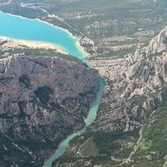 Flugwegposition um 12:48:06: Aufgenommen in der Nähe von Département Alpes-de-Haute-Provence, Frankreich in 1710 Meter