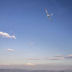 Flugwegposition um 15:59:54: Aufgenommen in der Nähe von Landl, Österreich in 2141 Meter