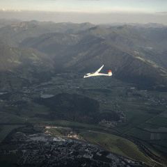 Flugwegposition um 16:16:22: Aufgenommen in der Nähe von Gemeinde Ardning, Österreich in 2483 Meter