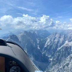 Verortung via Georeferenzierung der Kamera: Aufgenommen in der Nähe von Gemeinde Vomp, Österreich in 3000 Meter