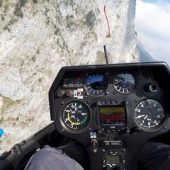 Flugwegposition um 11:43:24: Aufgenommen in der Nähe von Innsbruck, Österreich in 1234 Meter