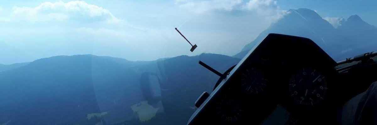 Flugwegposition um 12:51:34: Aufgenommen in der Nähe von Gemeinde Leutasch, Österreich in 1805 Meter