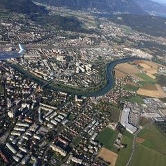 Flugwegposition um 14:33:29: Aufgenommen in der Nähe von Villach, Österreich in 1280 Meter