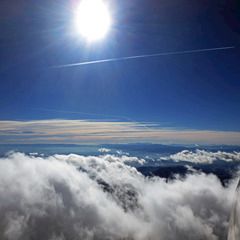 Flugwegposition um 12:14:19: Aufgenommen in der Nähe von Gemeinde St. Kathrein am Offenegg, Österreich in 3544 Meter