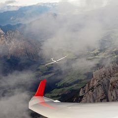 Flugwegposition um 09:20:25: Aufgenommen in der Nähe von St. Martin am Grimming, Österreich in 2161 Meter