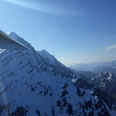 Flugwegposition um 15:05:26: Aufgenommen in der Nähe von Gemeinde Molln, Molln, Österreich in 1136 Meter