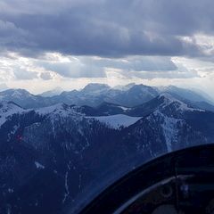Flugwegposition um 15:58:12: Aufgenommen in der Nähe von Gemeinde St. Stefan im Gailtal, Österreich in 2075 Meter