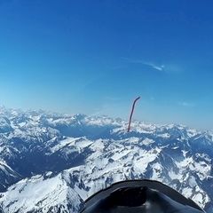 Flugwegposition um 11:08:09: Aufgenommen in der Nähe von Garmisch-Partenkirchen, Deutschland in 2475 Meter