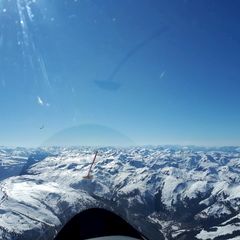 Flugwegposition um 14:16:59: Aufgenommen in der Nähe von Gemeinde Bramberg am Wildkogel, Österreich in 2721 Meter